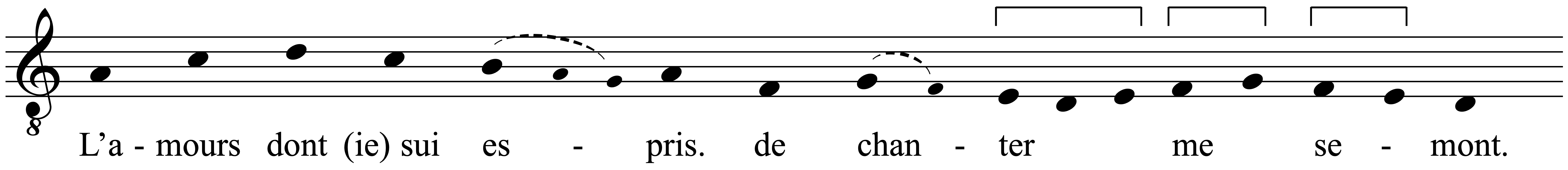 Work musical notation